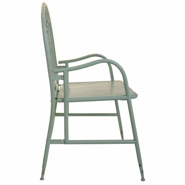 Suoliukas Alexandra House Living Žalia Metalinis 56 x 98 x 118 cm