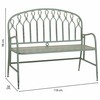 Suoliukas Alexandra House Living Žalia Metalinis 56 x 98 x 118 cm