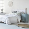 Nightstand Alexandra House Living Blue White 32 x 74 x 46 cm