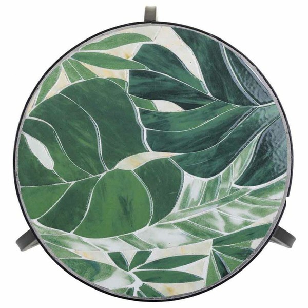 Puķu Poda Statīvs Alexandra House Living Melns Dzelzs Flīze 35 x 36 x 35 cm 3 Daudzums