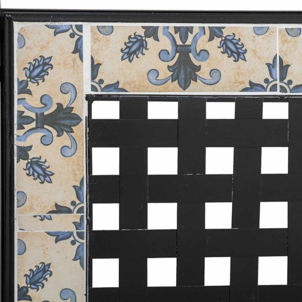 Скамья Alexandra House Living Чёрный Железо плитка 50 x 88 x 110 cm