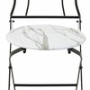 Galda komplekts ar 2 krēsliem Alexandra House Living Balts Melns 60 x 75 x 60 cm