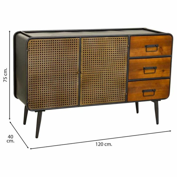 Bufete Alexandra House Living Brūns Dzelzs 40 x 75 x 120 cm