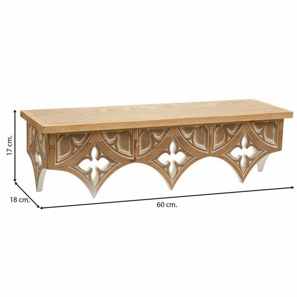 Planken Alexandra House Living Brūns Egles koksne Koks MDF 18 x 17 x 60 cm