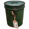 Dekoratīvs kanniņš Alexandra House Living Zaļš Dzelzs Tradicionālais stils 18 x 22 x 18 cm