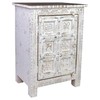 Nightstand Alexandra House Living White Brown 40 x 53 x 73 cm