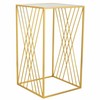 Corner table Alexandra House Living Gold 40 x 70 x 40 cm