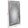 Wall mirror Alexandra House Living White 5 x 107 x 60 cm Rectangular