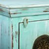Nightstand Alexandra House Living Black Green 35 x 60 x 55 cm