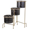 Planter Alexandra House Living Black Metal Iron