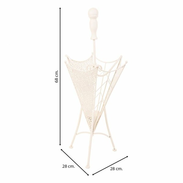 Skėčių stovas Alexandra House Living Balta 25 x 48 x 20 cm