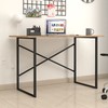 Galds Alexandra House Living Melns Дуб Metāls Koks MDP 120 x 75 x 60 cm Industrijski