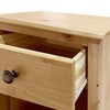 Nightstand Alexandra House Living Honey Oak Metal Pine 47 x 60 x 35 cm 1 drawer