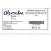Ночной столик Alexandra House Living Белый Коричневый Деревянный MDP 29 x 59 x 29 cm 1 дверца