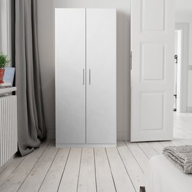 Apavu skapis Alexandra House Living Balts 59 x 171 x 35 cm 2 durvis 7 Planken