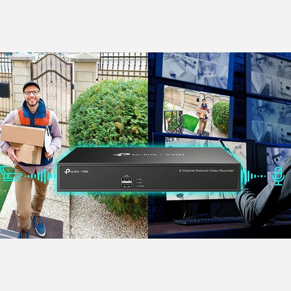 Сетевое записывающее видеоустройство TP-Link VIGI NVR1004H 10 TB