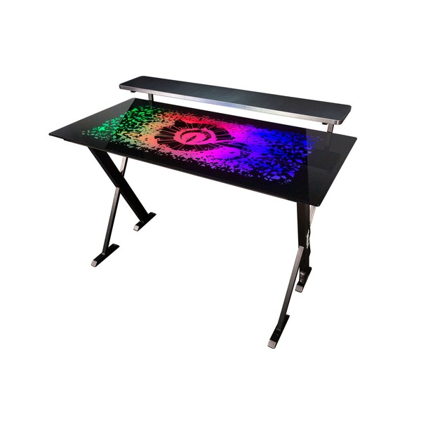 Galds Gaming Talius Warship X1 120 x 60 x 76 cm Melns Tērauds