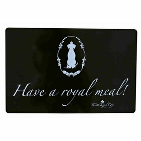 Tablecloth Trixie Have a royal meal Black Plastic 44 × 28 cm