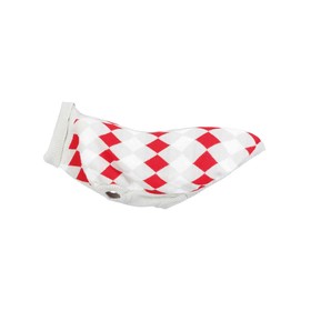 Dog Jumper Trixie White Red Grey M