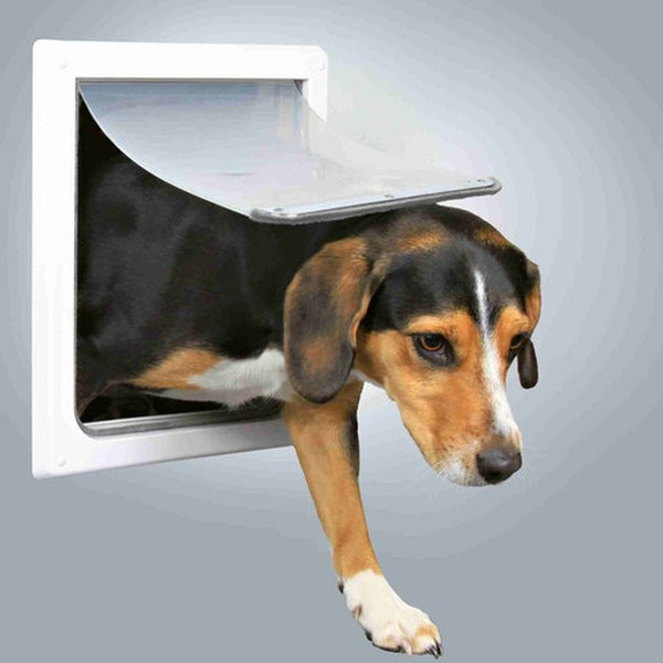 Cat Flap Trixie White Plastic 30 × 36 CM