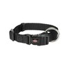 Suņa kaklasiksna Trixie New Premium Melns S/M 30-45 cm