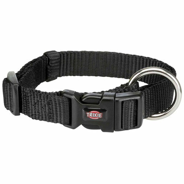 Suņa kaklasiksna Trixie New Premium Melns S/M 30-45 cm