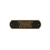 Lenta Magnet & Steel Peligro perro Suelto 24 x 7,2 cm