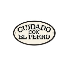 Lenta Magnet & Steel Cuidado con el Perro 16,3 x 9,5 cm