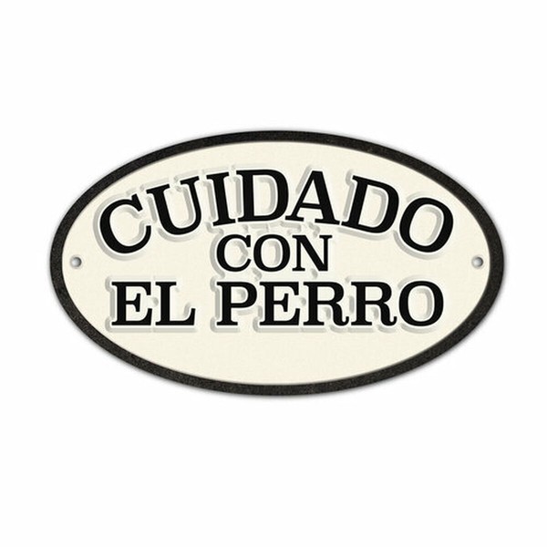 Lenta Magnet & Steel Cuidado con el Perro 16,3 x 9,5 cm