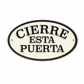 Lenta Magnet & Steel Cierre esta Puerta 16,3 x 9,5 cm