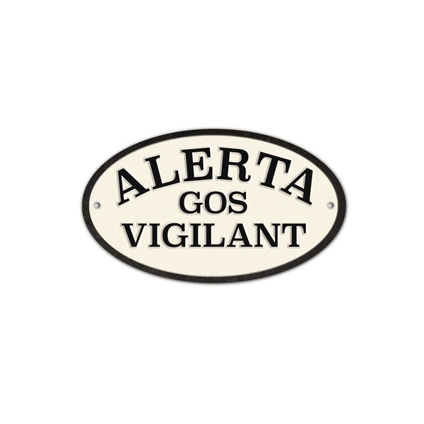 Доска Magnet & Steel Alerta Gos Vigilant 16,3 x 9,5 cm