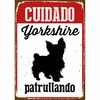 Lenta Magnet & Steel Cuidado Yorkshire Patrullando 14,8 x 21 cm