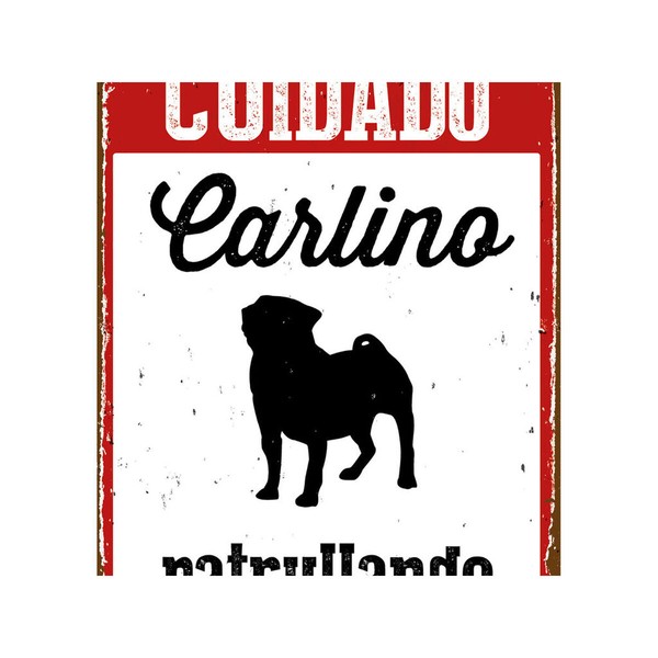 Lenta Magnet & Steel Cuidado Carlino Patrullando 14,8 x 21 cm