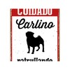 Lenta Magnet & Steel Cuidado Carlino Patrullando 14,8 x 21 cm