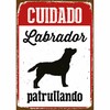 Lenta Magnet & Steel Cuidado Labrador Patrullando 14,8 x 21 cm