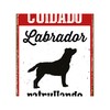 Lenta Magnet & Steel Cuidado Labrador Patrullando 14,8 x 21 cm