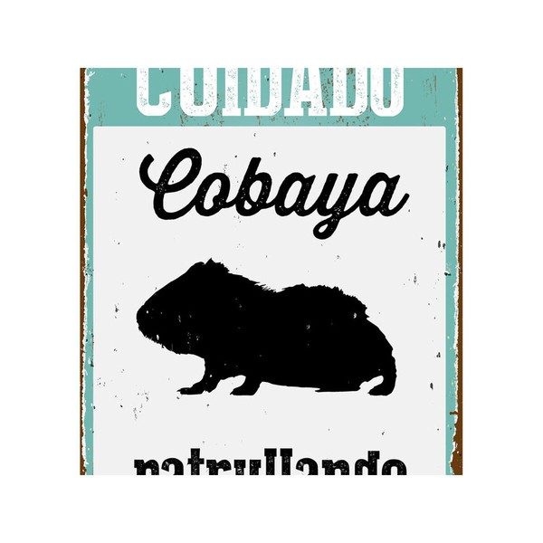 Lenta Magnet & Steel Cuidado Cobaya Patrullando 14,8 x 21 cm