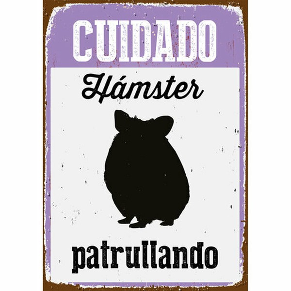 Lenta Magnet & Steel Cuidado Hámster Patrullando 14,8 x 21 cm