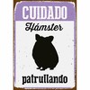 Lenta Magnet & Steel Cuidado Hámster Patrullando 14,8 x 21 cm