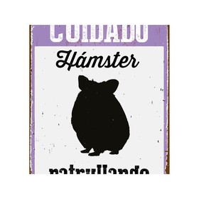 Lenta Magnet & Steel Cuidado Hámster Patrullando 14,8 x 21 cm