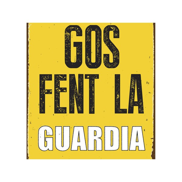 Lenta Magnet & Steel Gos Fent la Guardia 14,8 x 21 cm