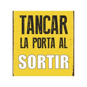Lenta Magnet & Steel Tancar la Porta al Sotir 14,8 x 21 cm