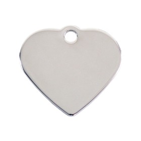 Фирменная табличка для ожерелья Imarc Heart Серебристый