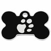 Identification plate for collar Imarc Bone Black Silver