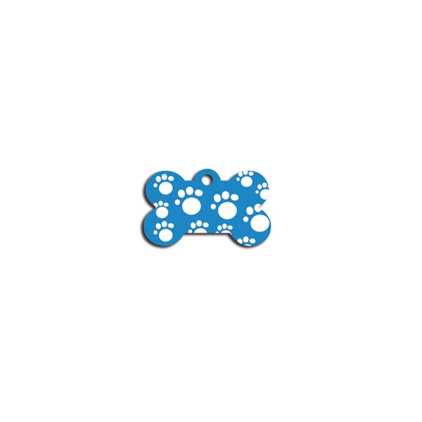Identification plate for collar Imarc Bone Blue
