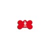 Identification plate for collar Imarc Bone Red