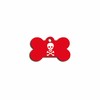 Identification plate for collar Imarc Bone Red