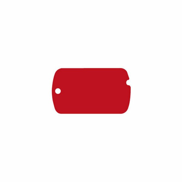 Identification plate for collar Imarc Military Red