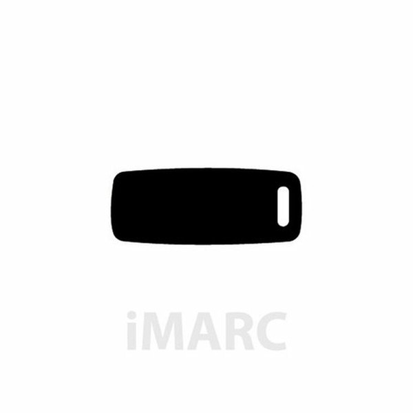 Фирменная табличка для ожерелья Imarc Baggage Чёрный