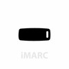 Фирменная табличка для ожерелья Imarc Baggage Чёрный